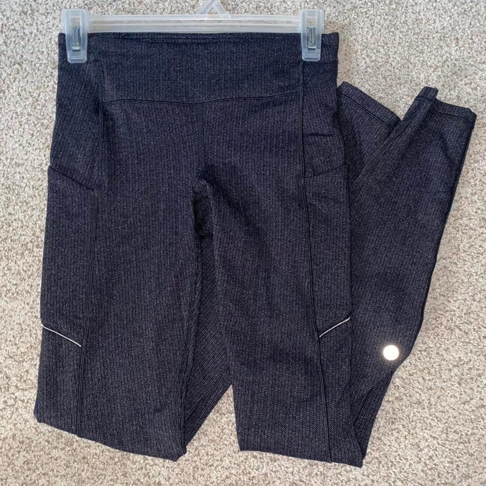 gray lululemon speed up tight